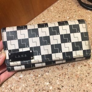 L.A.M.B. Leather and non-leather wallet